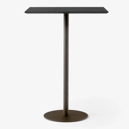 In Between Bar Table SK21 Nero Marquina Bronzed Center Base