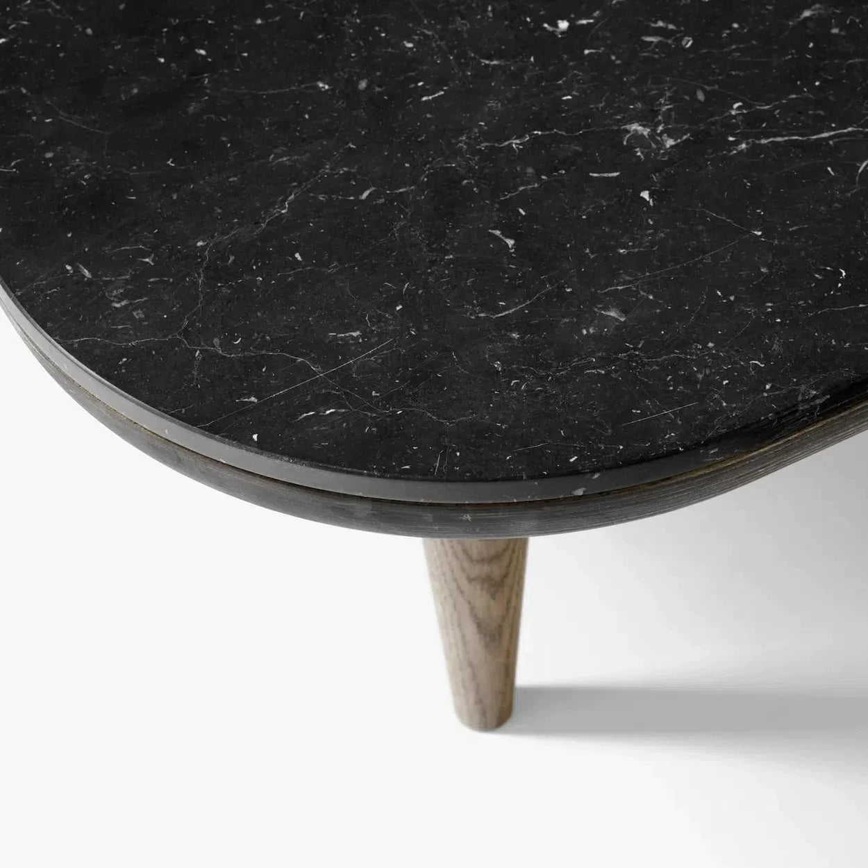 Fly Table SC11 Smoked Oiled Oak Nero Marquina