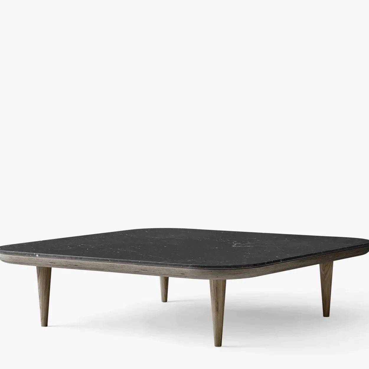Fly Table SC11 Smoked Oiled Oak Nero Marquina