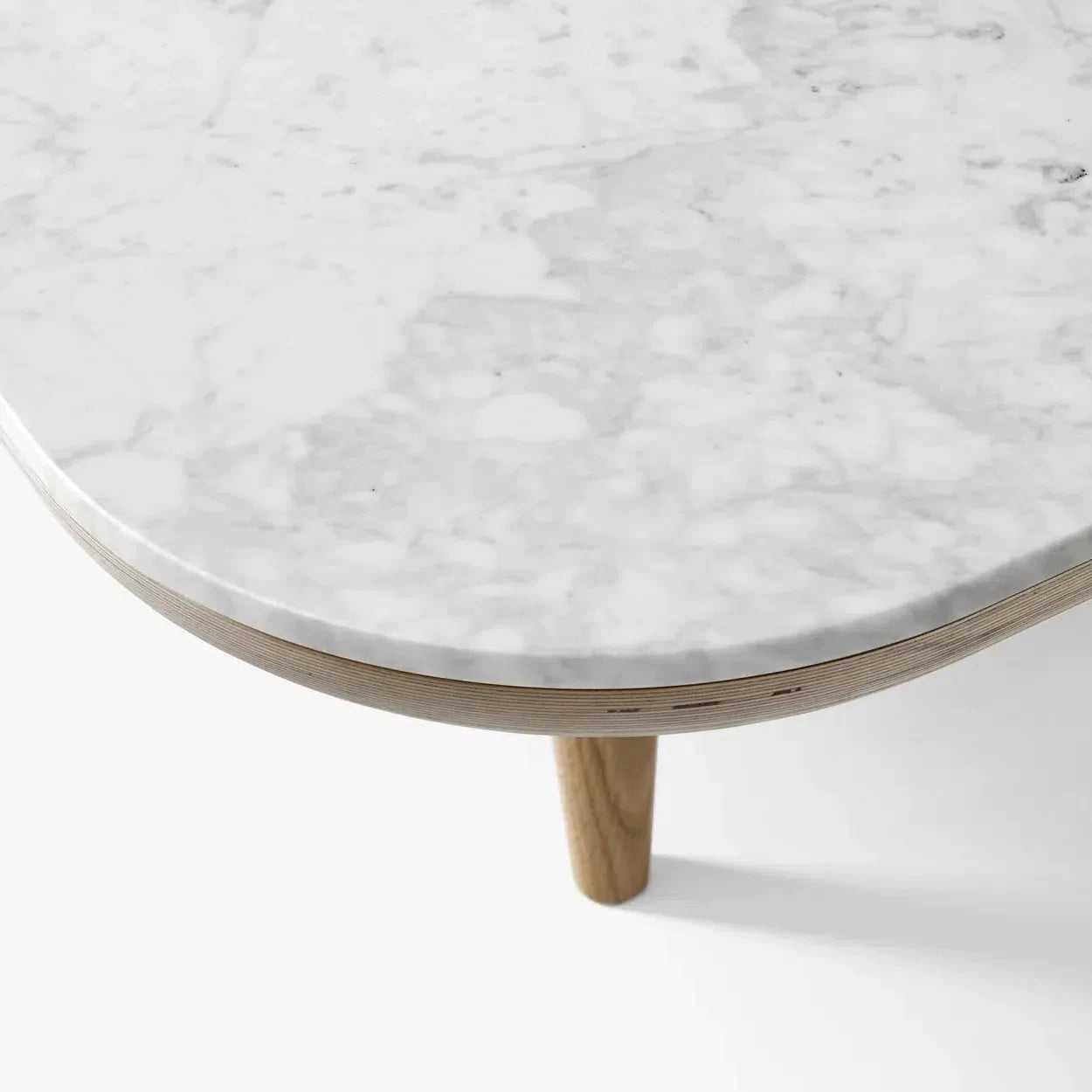 Fly Table SC11 White Oiled Oak Bianco Carrara