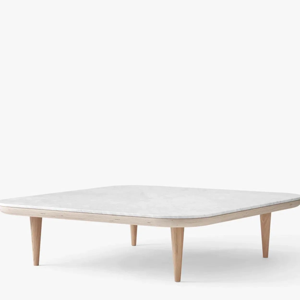 Fly Table SC11 White Oiled Oak Bianco Carrara