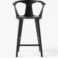 In Between Counter Chair SK7 Black Lacquered Oak