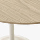 Lato Table LN9 Oval Oak Crema Diva Marble